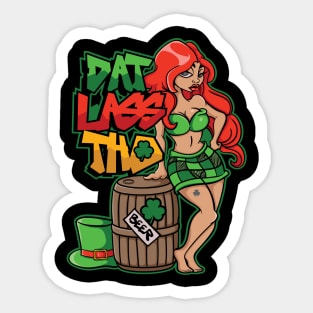 Dat Lass Tho Sticker